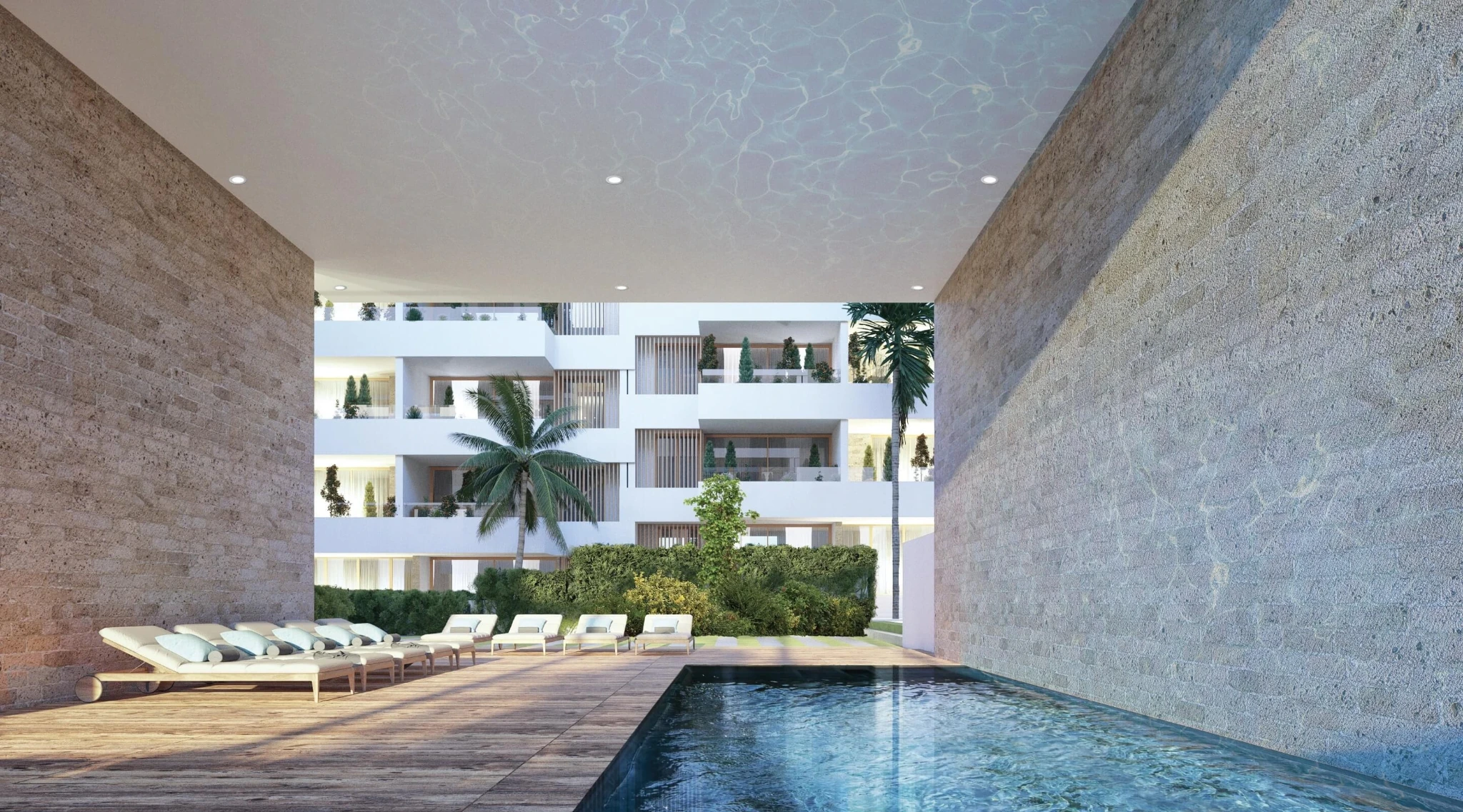 Résidence contemporaine et piscine